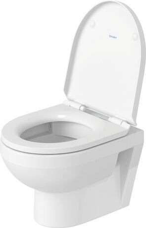 Duravit No.1 compact væghængt toilet, Rimless® med hygieneglaze, 480 mm